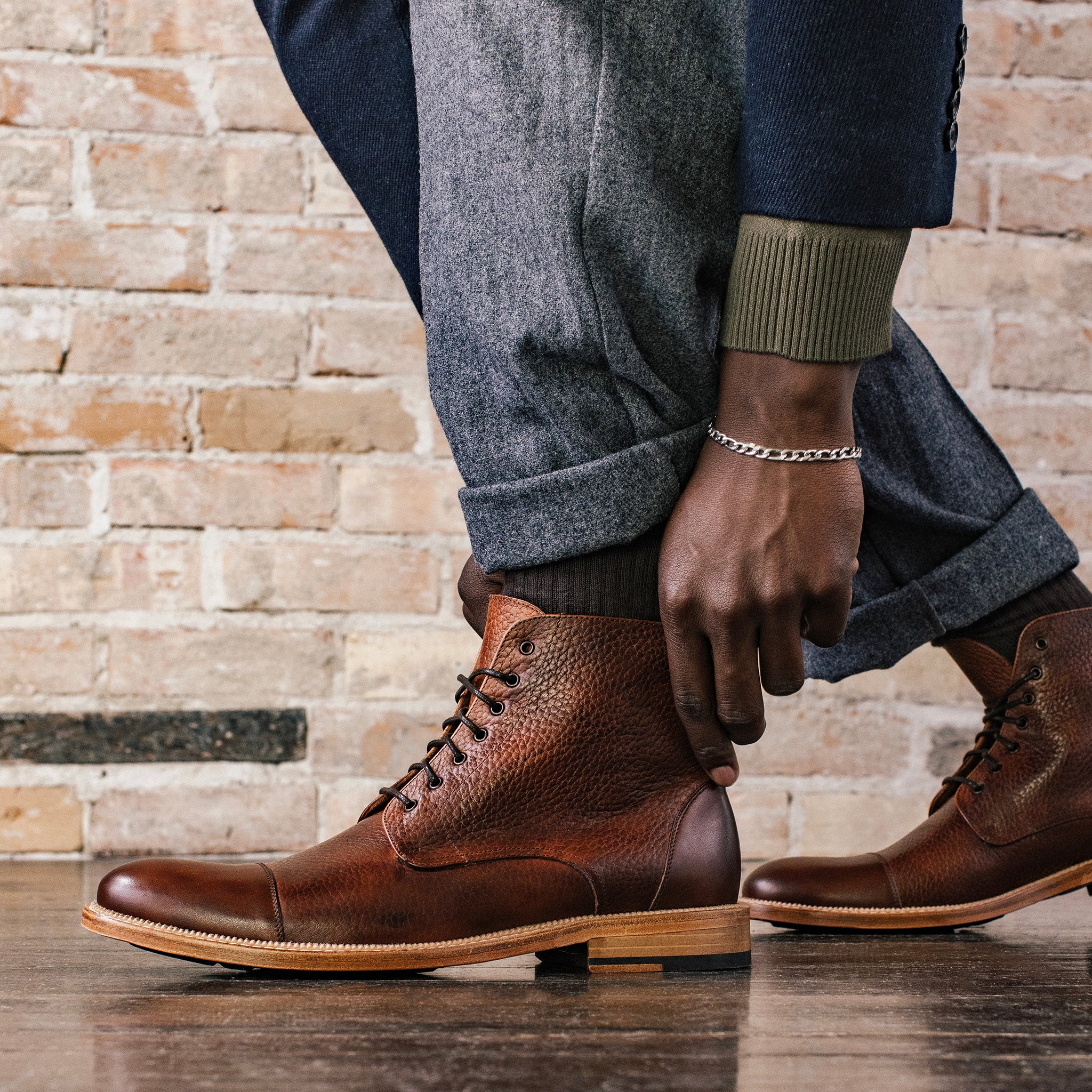 The Rome Boot in Brown - Image 3